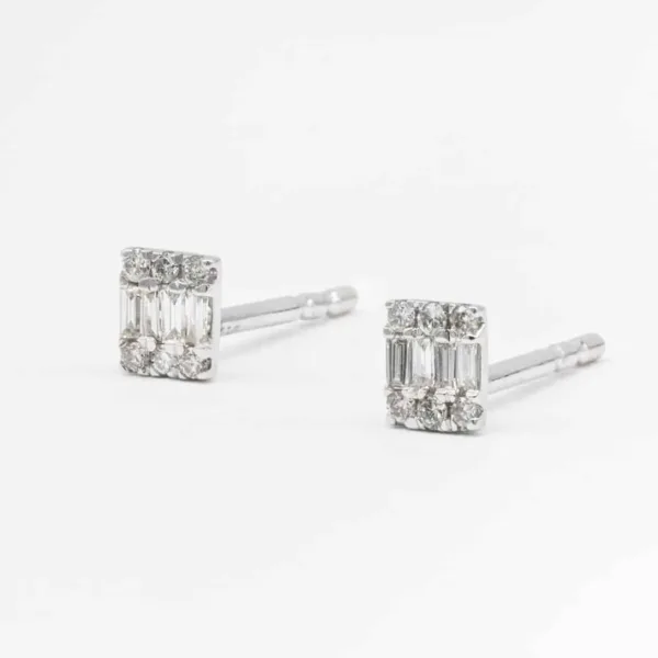 Mondevio Silver Bead Hoop Earrings