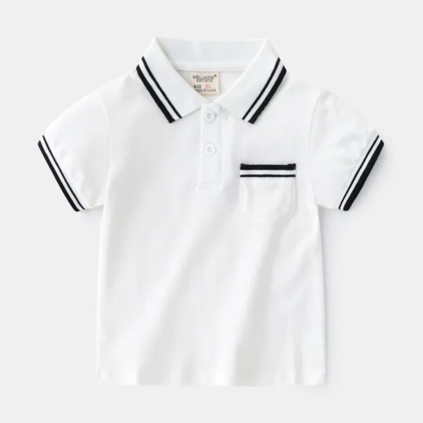 Boys' T-Shirt Summer Polo Shirt - Image 5