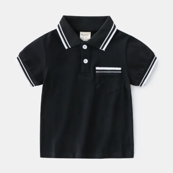 Boys' T-Shirt Summer Polo Shirt - Image 3