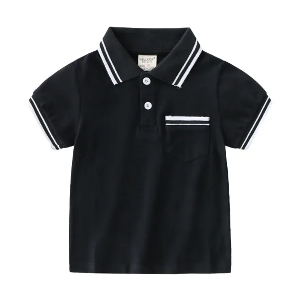 Boys' T-Shirt Summer Polo Shirt - Image 2