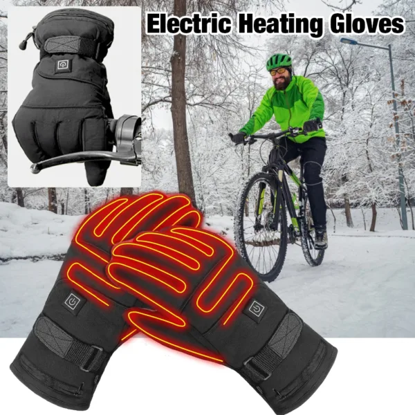 Winter Electric Heated Gloves Motorcycle Touch Screen Gloves - Image 10