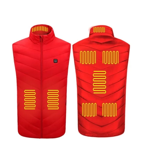 Heated Vest Washable Usb Charging Electric Winter Clothes - Image 7