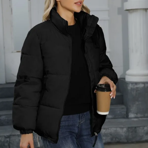 Winter Coat Women Casual Windproof Down Cotton Coat Warm Thickened Jacket Solid Outwear All-match Loose Tops Clothing - Image 7