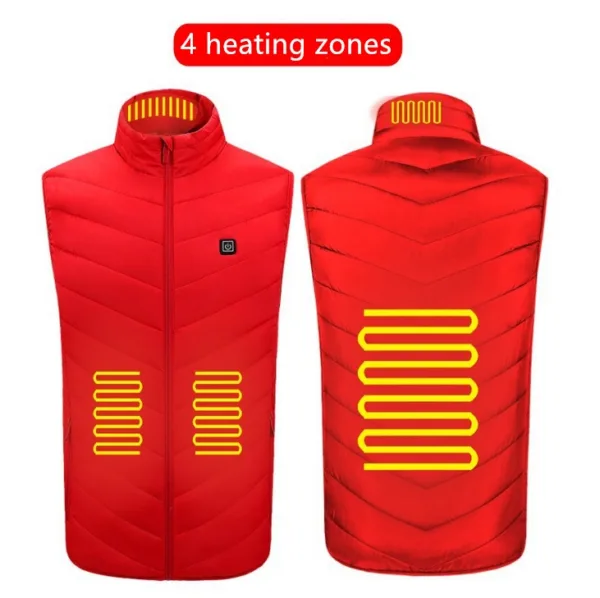 Heated Vest Washable Usb Charging Electric Winter Clothes - Image 4